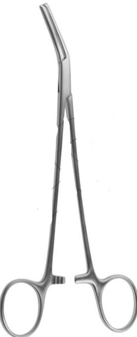 Затискач кровоспинний ФІКЛІНГ (FICKLING), для рота, 18 см (cm), 1х2 зубці